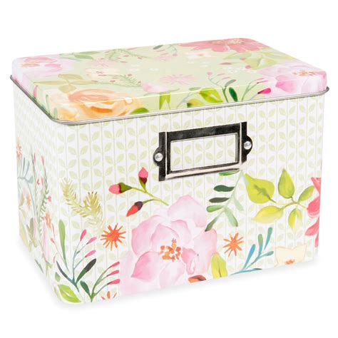 decorative photo storage boxes with metal pull tabs|Metal Photo Box .